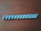 Art Deco Broche met Strass - Jaren 30, Overige materialen, Gebruikt, Ophalen of Verzenden, Zilver