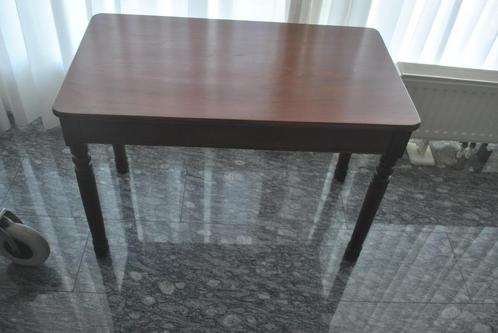 Tafel, bijzettafel, hout, 64 bij 93 bij 51 cm, Huis en Inrichting, Tafels | Bijzettafels, Gebruikt, Rechthoekig, 60 cm of meer