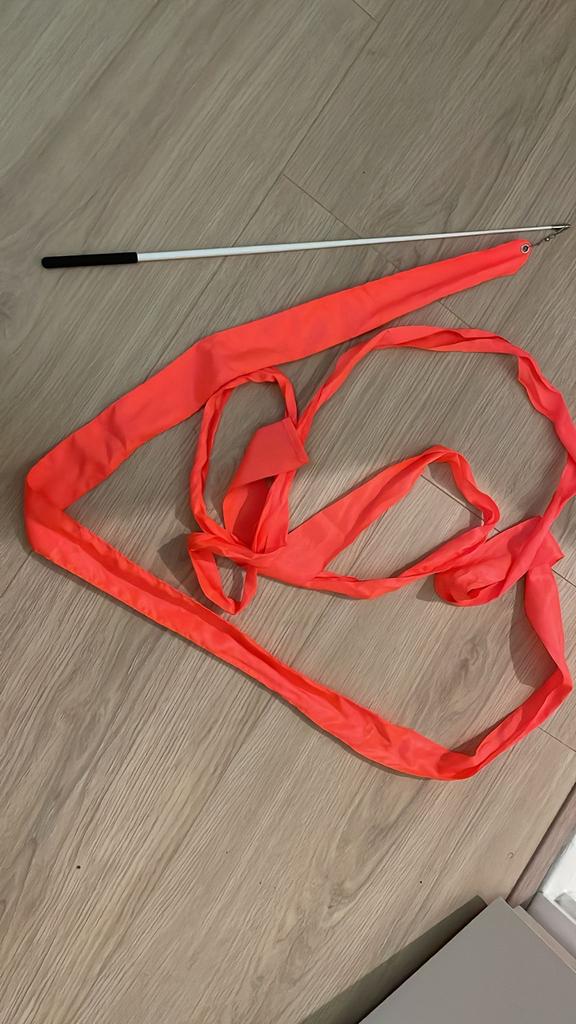 Ritmische Gymnastiek Lint - 4 Meter - Roze, Ophalen, Gebruikt, Overige typen