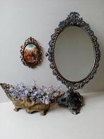 Oude kaptafel/Jardineire/lijstje.Messing.Apart geprijsd, Ophalen of Verzenden, Ovaal, Minder dan 50 cm, Minder dan 100 cm