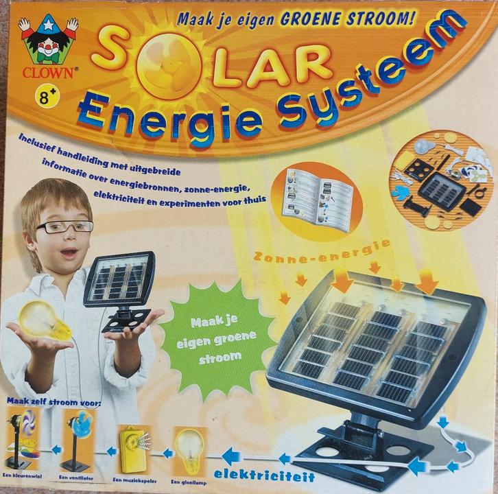 Solar Energie Systeem Clown - maak je eigen groene stroom, Kinderen en Baby's, Speelgoed | Educatief en Creatief, Gebruikt, Knutselen
