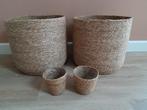 4 zeegras manden in perfecte staat, Huis en Inrichting, Woonaccessoires | Schalen en Manden, Ophalen, Overige materialen, Mand