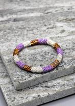 Glaskralen armband - meerkleurig - RB093, Overige materialen, Overige kleuren, Verzenden, Nepalhandwerk.nl