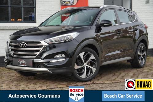 Hyundai Tucson 1.6 T-GDi Premium Trekhaak Leer, Auto's, Hyundai, Bedrijf, Te koop, Tucson, ABS, Achteruitrijcamera, Airbags, Airconditioning