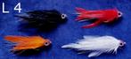 Set C 05 & L 4 van elk 4 stuks Ultra Light Baars - streamers, Ophalen of Verzenden, Nieuw, Complete set