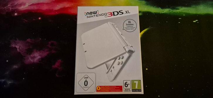 New 3DS XL Pearl White - Alleen Doos!, Spelcomputers en Games, Spelcomputers | Nintendo 2DS en 3DS, Gebruikt, 3DS XL, Wit, Ophalen of Verzenden
