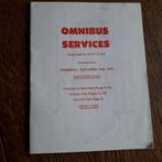 Dienstregeling Omnibus Guernsey 1975 / bussen / Kanaaleiland, Ophalen of Verzenden, Gebruikt, Bus of Metro, Overige typen