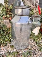 Vintage roestvrijstalen melkbus met kraan, Ophalen of Verzenden, Gebruikt