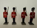 4x Tinnen engelse soldaatjes; Jaren 50?, Verzamelen, Poppetjes en Figuurtjes, Ophalen of Verzenden, Gebruikt