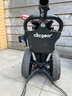 Clicgear 3.0 golftrolley incl paraplu- en bekerhouder, Sport en Fitness, Golf, Ophalen of Verzenden, Zo goed als nieuw, Golfkar
