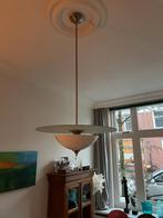 Hanglamp (half volle maan), Huis en Inrichting, Lampen | Hanglampen, Ophalen, 75 cm of meer, Art Deco, Glas