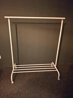 Witte kledingrek met wielen, Kleding | Dames, Kledingrekken, Ophalen of Verzenden, Met wielen, Zo goed als nieuw