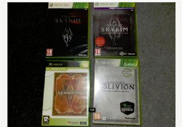 Xbox 360 spe the elders scroll III en IV en V beschikbaar voor biedingen