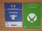 Xbox en PlayStation card, Tickets en Kaartjes, Eén persoon, Cadeaubon, Overige typen