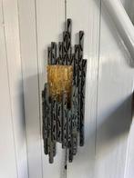 Marcello Fantoni Wandlamp Murano glas/ brons, Ophalen of Verzenden, Zo goed als nieuw, Glas