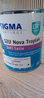 Te koop: nieuwe Sigma Coatings S2U Nova Traplak Soft Satin, Doe-het-zelf en Verbouw, Verf, Beits en Lak, Wit, Nieuw, Ophalen of Verzenden