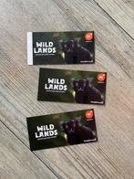 3x entreetickets Wildlands - t/m 19-12, Tickets en Kaartjes, Drie personen of meer, Ticket of Toegangskaart