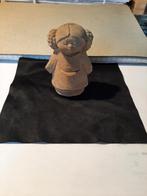 Stone Art meisje met krullen Vintage zandsteen 8cm, Verzamelen, Beelden en Beeldjes, Verzenden, Zo goed als nieuw, Mens