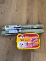 Luxueus Vliesbehang Betonlook Groen, Ophalen of Verzenden, Minder dan 10 m², Groen
