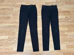 2x zwarte tregging H&M maat 164, Broek, Gebruikt, Meisje, H&M