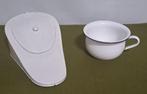Emaille ondersteek / bedpan en po, Antiek en Kunst, Antiek | Emaille, Ophalen of Verzenden