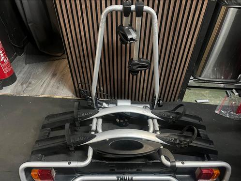 Thule 945, Auto diversen, Fietsendragers, Gebruikt, Trekhaakdrager, 2 fietsen, Brede banden, Ophalen of Verzenden