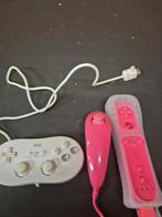 Wii controler roze en Wii witte controller, Ophalen of Verzenden, Wii, Met 1 controller, Wii