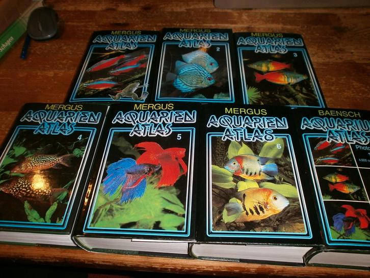 zeldzaam complete serie aquarian atlas 7 delen, Boeken, Hobby en Vrije tijd, Nieuw, Overige onderwerpen, Ophalen of Verzenden