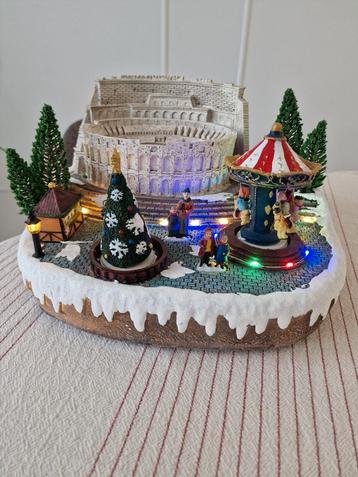 Kerstdorp Rome lumineo kersthuisje Panorama Rome beschikbaar voor biedingen