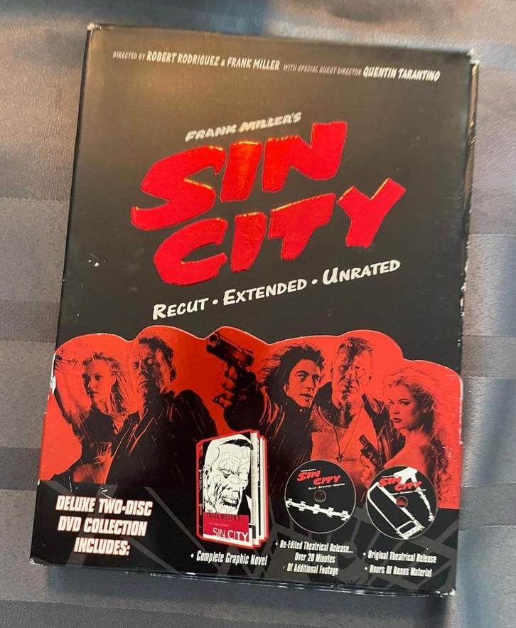 Sin City Deluxe DVD Collectie - Nieuw!, Cd's en Dvd's, Dvd's | Overige Dvd's, Nieuw in verpakking, Boxset, Vanaf 16 jaar, Ophalen of Verzenden