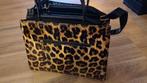 Tom&Eva hand / schoudertas 8 vaks en luipaard print, Ophalen, Zo goed als nieuw, Handtas