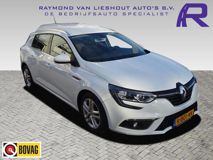 Renault Mégane 1.5 DCI 110 PK AIRCO NAVI LUXE GRIJS KENTEKE, Auto's, Bestelauto's, Bedrijf, Te koop, ABS, Airbags, Airconditioning
