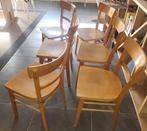 Caféstoelen 6 stuks, Ophalen, Gebruikt, Bruin, Vijf, Zes of meer stoelen