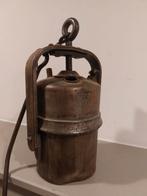 Mijnwerkerslamp carbidlamp, Antiek en Kunst, Antiek | Lampen, Ophalen of Verzenden