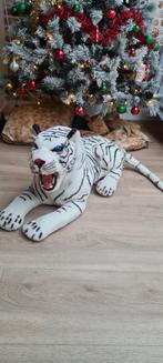 Grote witte tijger knuffel (stevig), Kinderen en Baby's, Speelgoed | Knuffels en Pluche, Ophalen of Verzenden, Gebruikt, Overige typen