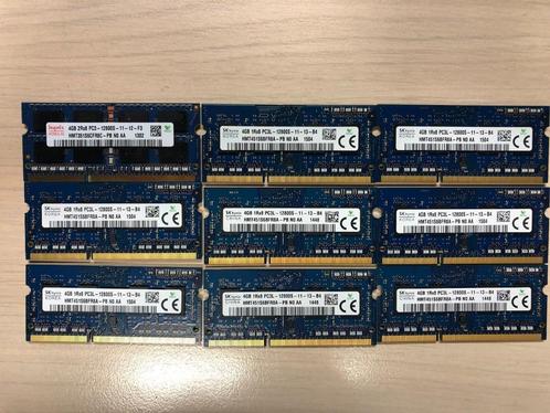 Hynix 4GB 1Rx8 PC3L 12800 (DDR3) notebook geheugen SODIMM, Computers en Software, RAM geheugen, Zo goed als nieuw, Laptop, 4 GB