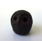 Keramiek beeldje van kleine uil donkerbruin zwart 3491-k, Antiek en Kunst, Ophalen of Verzenden