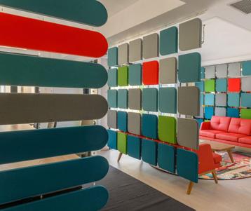 Akoestische Room Dividers | Scheidingswanden | 12 designs beschikbaar voor biedingen