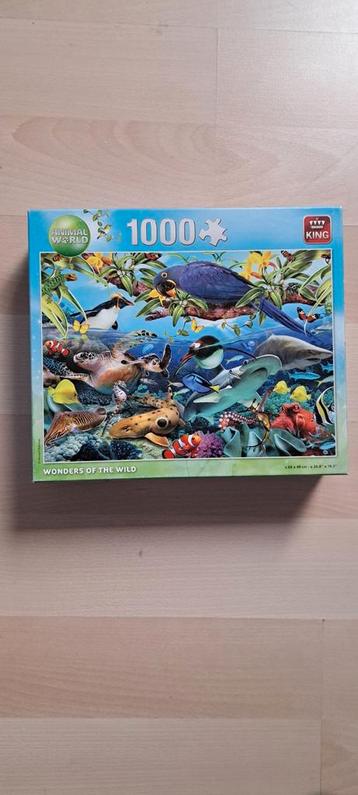King Puzzel Wonders of the Wild 1000 stukjes beschikbaar voor biedingen