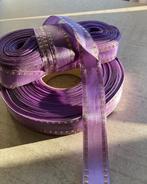 LINT PAARS MET GLITTER RANDEN 25 MM NIEUW, Diversen, Kerst, -, -, Nieuw, Ophalen of Verzenden