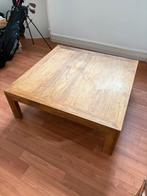 Houten salontafel 100x100x30, 50 tot 100 cm, Zo goed als nieuw, Minder dan 50 cm, Eikenhout