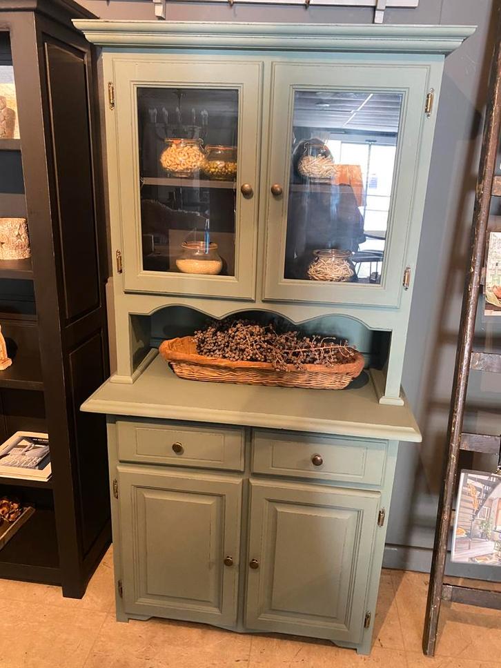 Brocante buffetkast Vert ( 2 delen), Kinderen en Baby's, Kinderkamer | Commodes en Kasten, Zo goed als nieuw, 105 cm of meer, Minder dan 50 cm