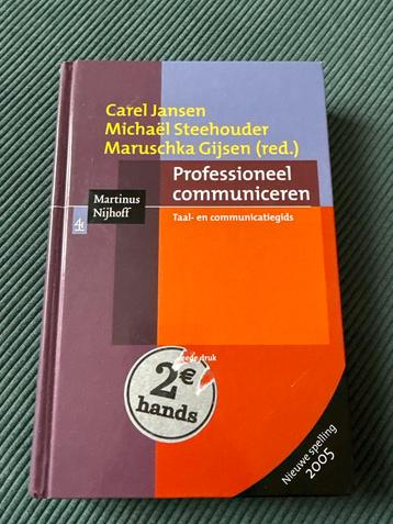 Professioneel Communiceren - Studieboek beschikbaar voor biedingen