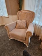 Mooie, comfortabele bank en fauteuil set, Huis en Inrichting, Banken | Bankstellen, Ophalen, Zo goed als nieuw, Stof