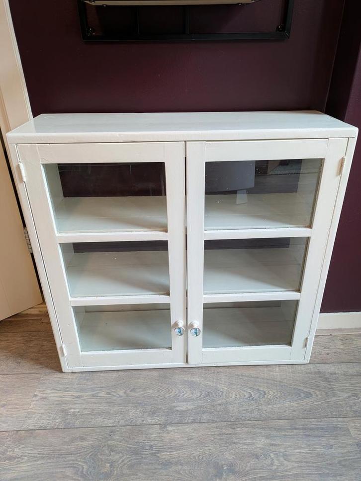 Vintage wandkast, hangkast, retro kast, vintage kast, Huis en Inrichting, Kasten | Vitrinekasten, Minder dan 100 cm, 50 tot 100 cm