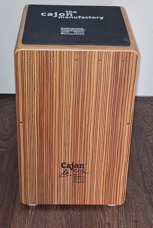 Schlagwerk Cajon la Perù CP4011 Zebrano, Muziek en Instrumenten, Percussie, Nieuw, Trommel, Ophalen of Verzenden