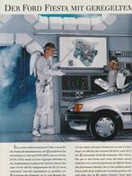 Retro reclame 1989 Ford Fiesta auto die is hemels, Verzenden, Overige typen