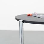 5 Gispen Today 413 bijzettafel Zwart Nieuw, Huis en Inrichting, Tafels | Bijzettafels, 45 tot 60 cm, Minder dan 55 cm, Rond, Nieuw
