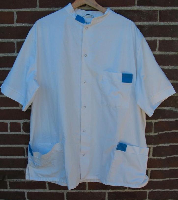 Zorgkleding, Kleding | Dames, Blouses en Tunieken, Gedragen, Maat 42/44 (L), Wit, Verzenden