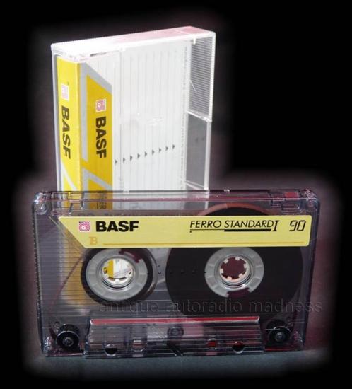 BASF Muziekcassette - Ferro 90 Nieuw, Ongebruikt.  3.- per s, Cd's en Dvd's, Cassettebandjes, Nieuw in verpakking, Onbespeeld